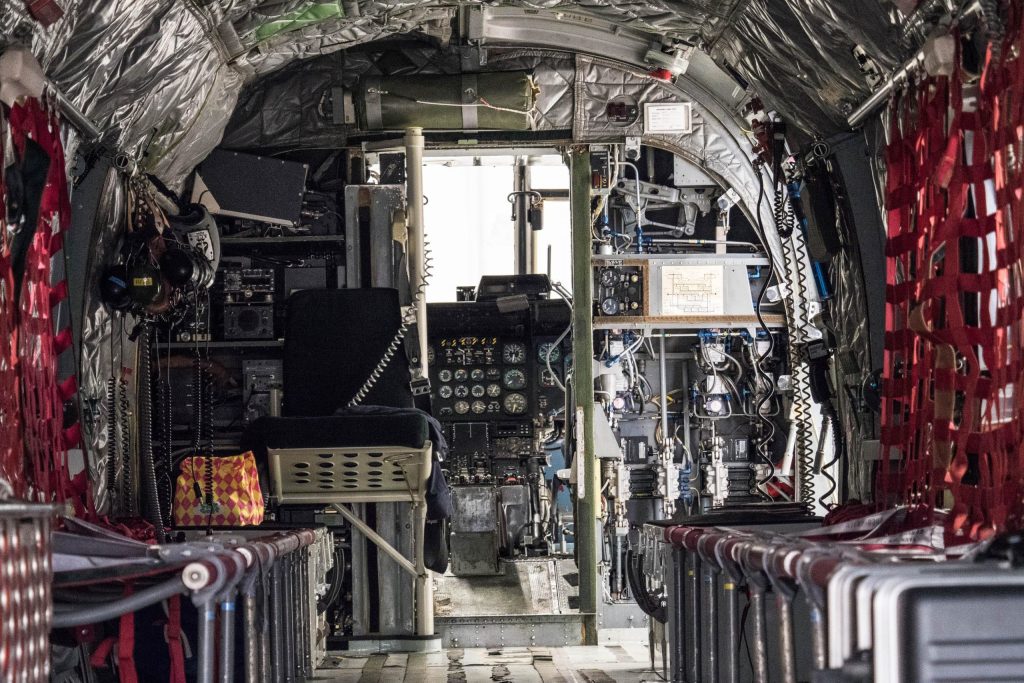 Interioör vertolhelikopter